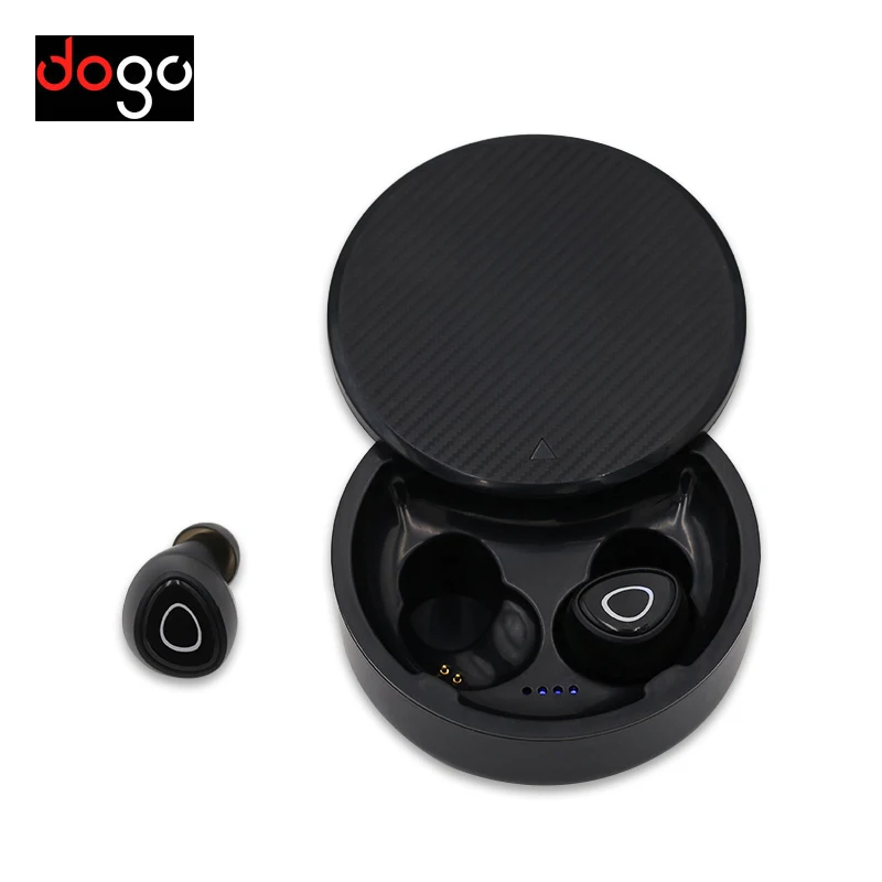 

5.0 Version High Quality IPX5 Waterproof Sports Earphones Private Mode Blue TWS Wireless Blue tooth Earbuds, Black