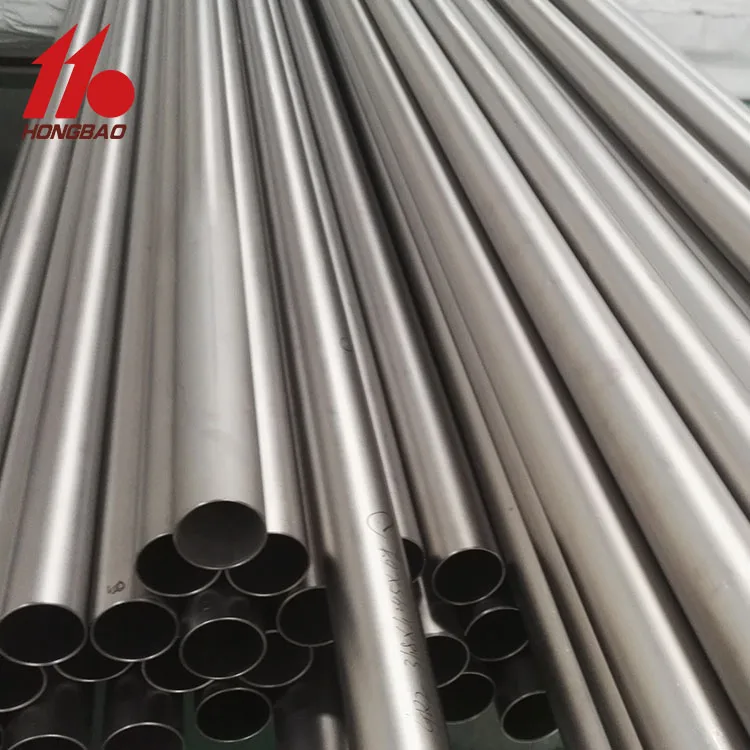 
High Quality Titanium Tubes Seamless Titanium Pipes Grade1 2 3 7 9 12 For Heat Exchanger 