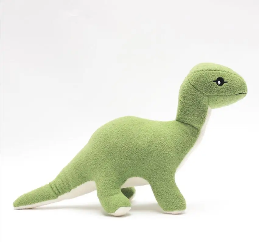 green dinosaur stuffed animal