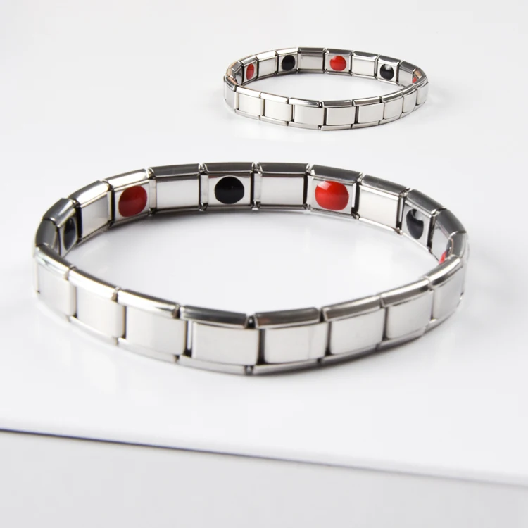 

Men Women Jewelry Energy Bracelet Balance Power Ion Core Power Bracelet, Stainless steel