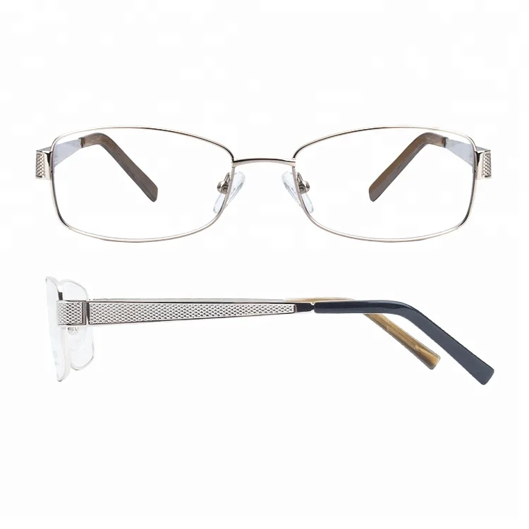 

Wholesale popular stainless steel eyewear frame unisex optical eyeglass frame with custom logo