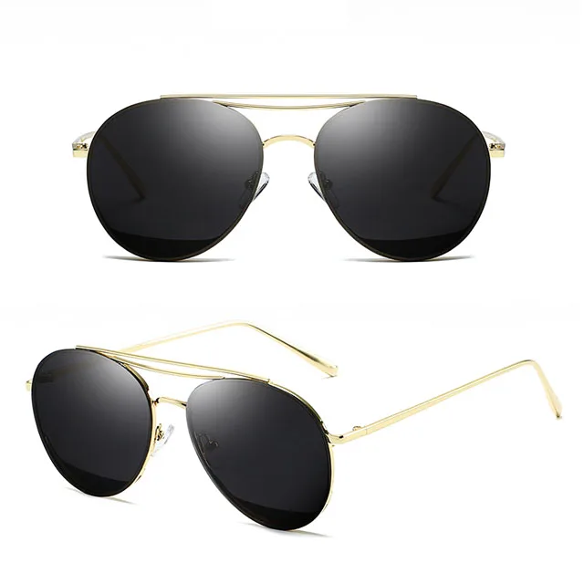 

DLL7707 New Fashion Ocean Lens Glasses Metal Mirror Color Film Sunglasses lentes de sol