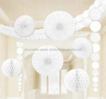 honeycomb paper garland