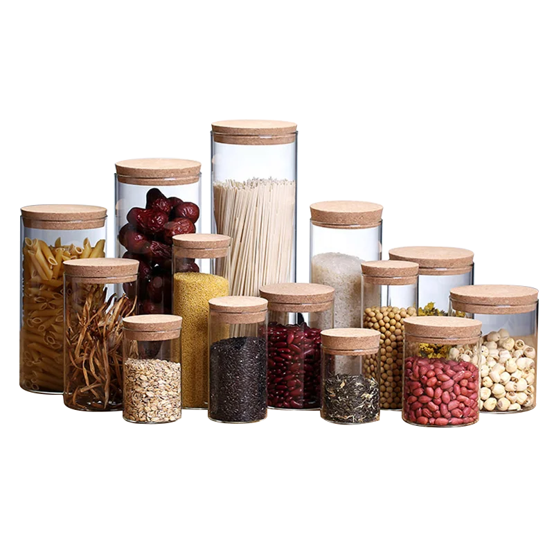 

wholesale  small glass jars with cork
