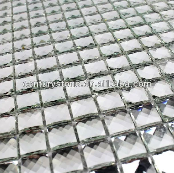 12x12 Glass Mosaic Mirror Tiles For Walls - Buy Mirror Tiles For Walls ...