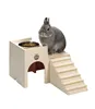 custom rabbit wooden dish table