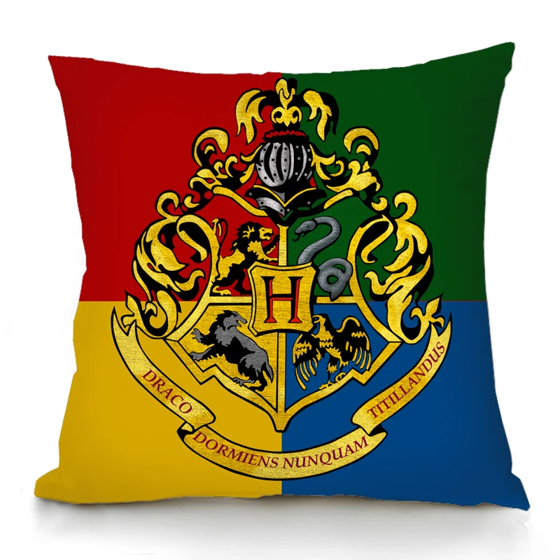 NEW Harry Potter Slytherin Hogwarts School PILLOW CASE One Side FREE Shipping 