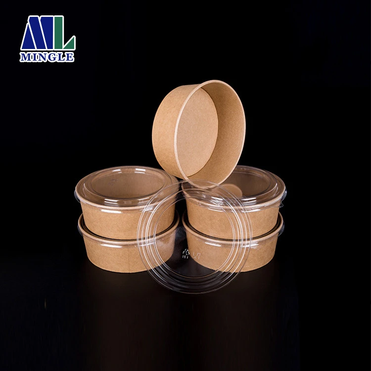
Takeaway Biodegradable Food Salad Bowl Paper Bowl Disposable 
