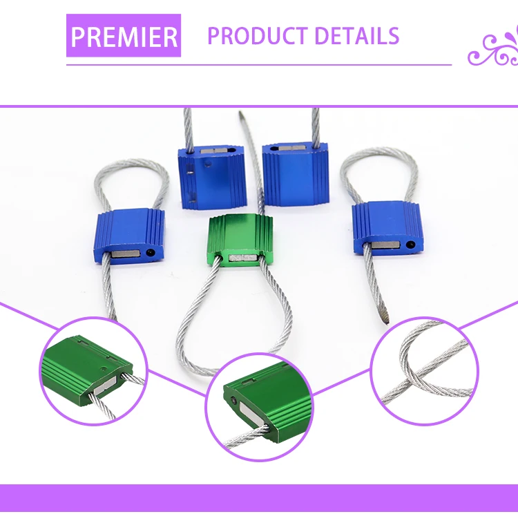 PM-CS3103 standard high security cable lock shipping seal