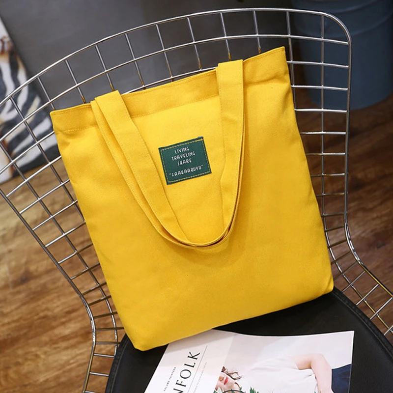 

Factory direct selling cheap color tote bag, Yellow/white/black