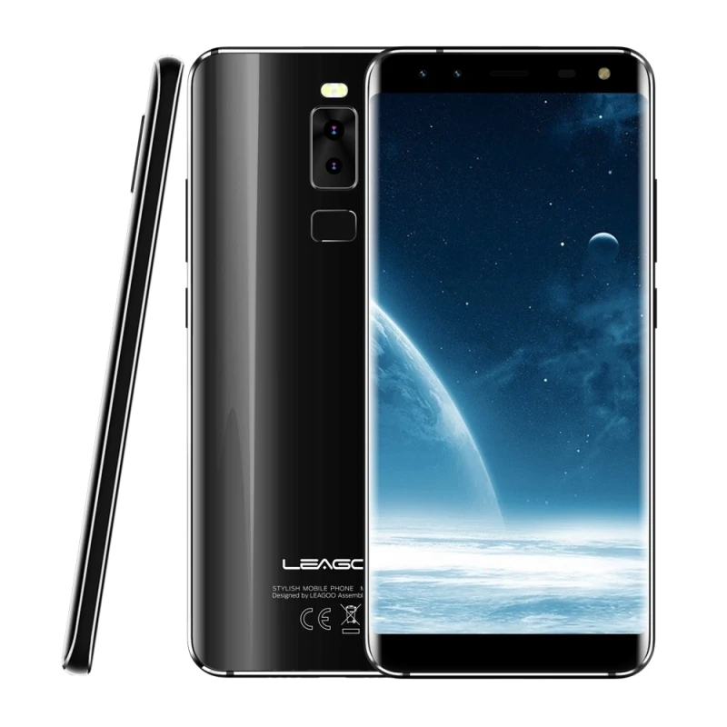 

Wholesale dropshipping LEAGOO S8 3GB 5.72 inch Dual Curved Edge LEAGOO OS 4.0 smartphone, Black