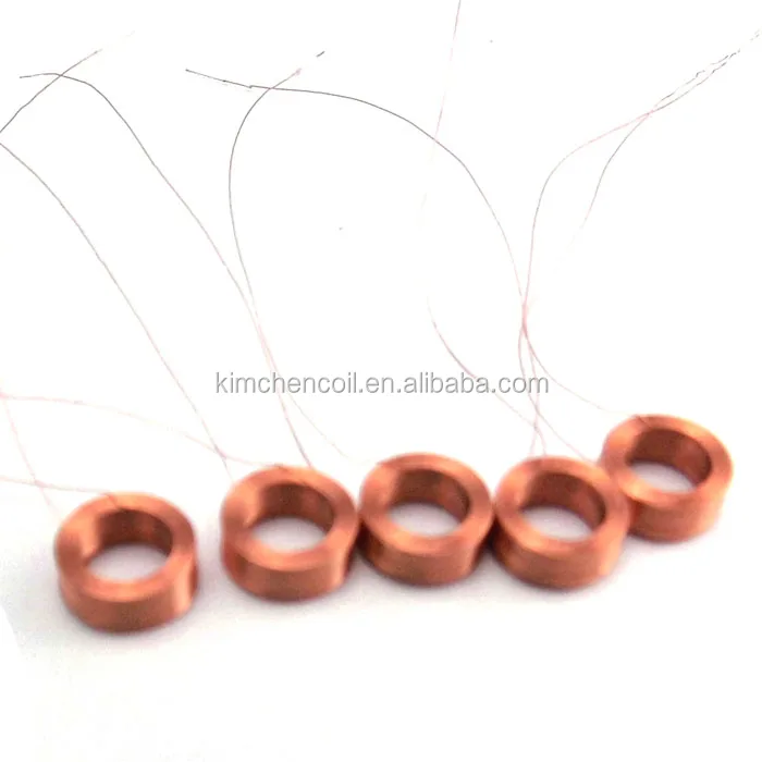 Magnetic air core self bonded coil hollow copper coil without bobbin