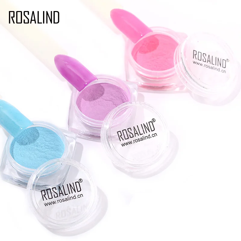 

Rosalind Wholesale OEM private label high quality ultrafine fluorescent phosphor Luminous powder nail art acrylic glitter powder, Glitter colors