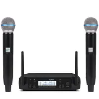 

Professional Singer Use Wireless Stage Microphone With Long Working Range