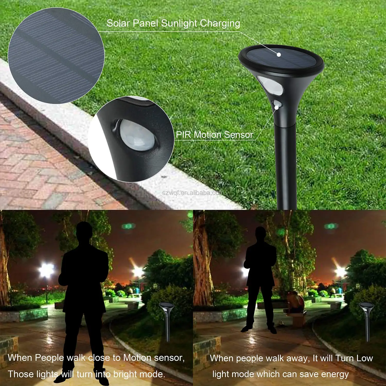 Herstellung China Led Garten Poller Licht Aluminium Solar Garten Licht Fur Aussen Pathway Rasen Landschaft Beleuchtung Buy Solar Lichter Im Freien Garten Licht China Fabrik Solar Garten Licht Solar Garten Spike Licht Product