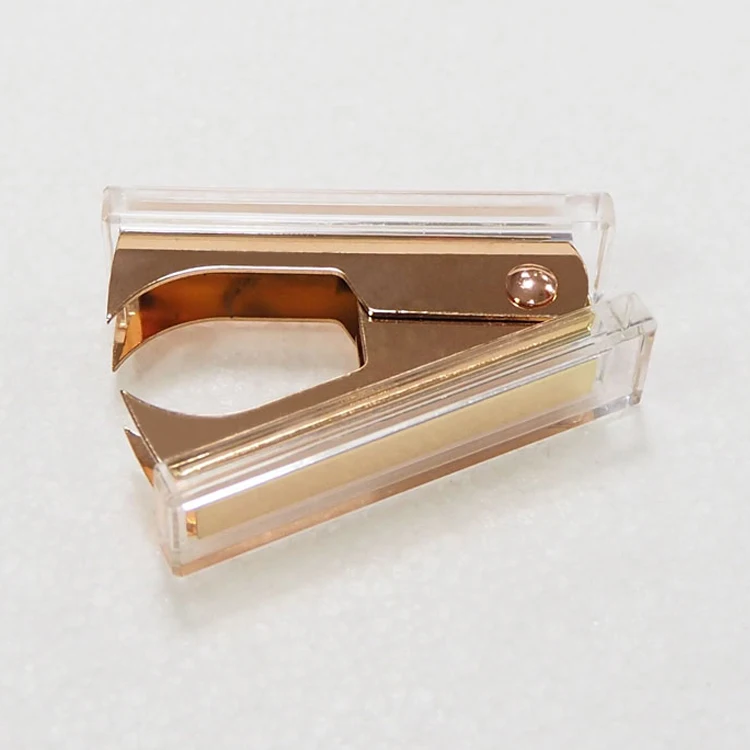 
Huisen Clear acrylic bright golden staples remover office stationery supplie rose gold design stapler remover  (60721010480)