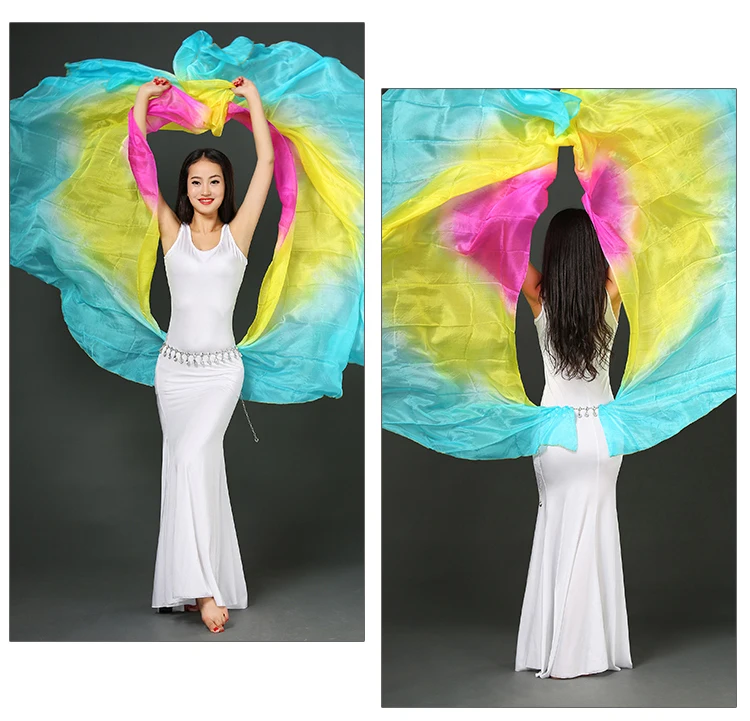 Performance Professional Belly Dancing Silk Double Veil For Women Buy