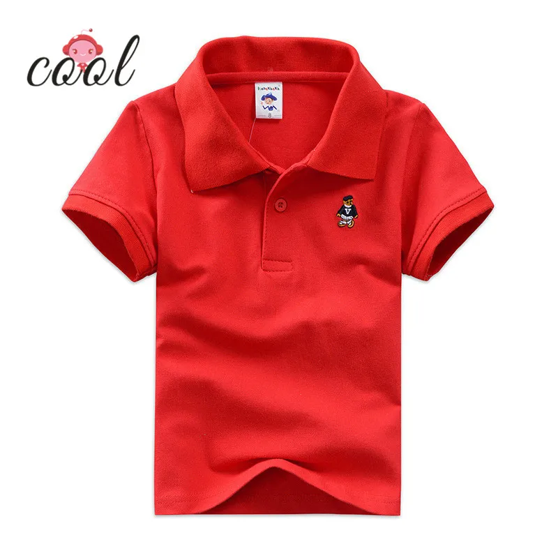 

Customized logo comfort balank polo t shirt kids cotton sports turn-down collar polo t shirt for kids boys