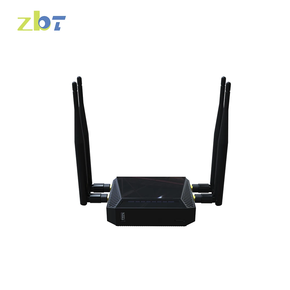 

1200mbps openwrt small wifi ac openwrt 3g router sim card slot with external antenna, Black