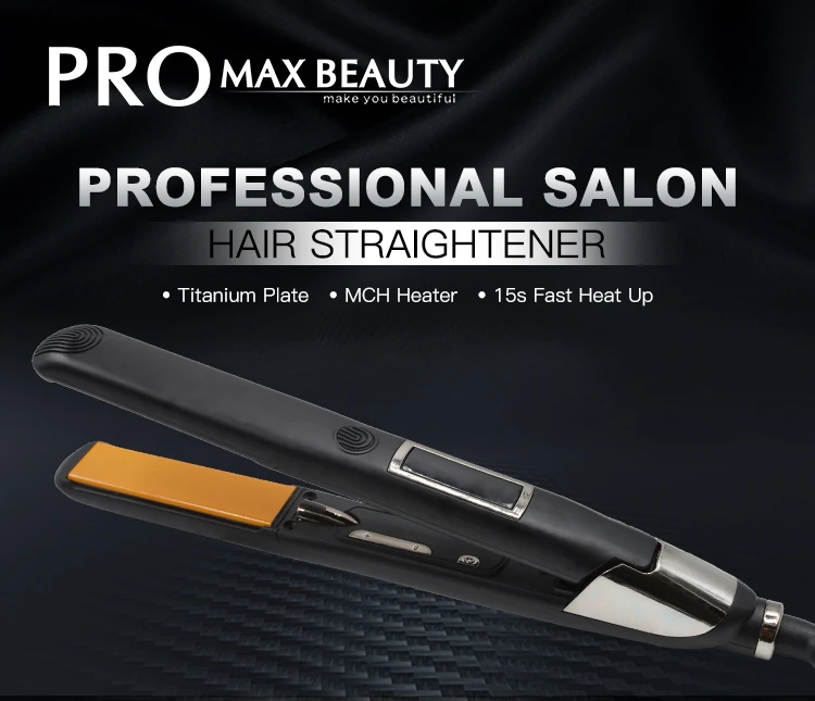 Oem Private 450 Degrees Brazilian Hair Straightener Ceramic Plate Flat