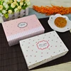 Custom dimension printed moon cake box with transparent skylight