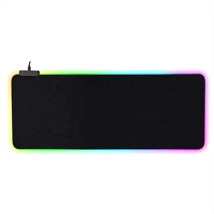 Computer Accessories USB Cable Type RGB Gaming Mouse Pad Natural Rubber Soft Mousepad