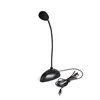 Flexible Stand Mini Studio Speech Microphone 3.5mm Plug Gooseneck Mic Wired Microphone for Computer PC Desktop Notebook