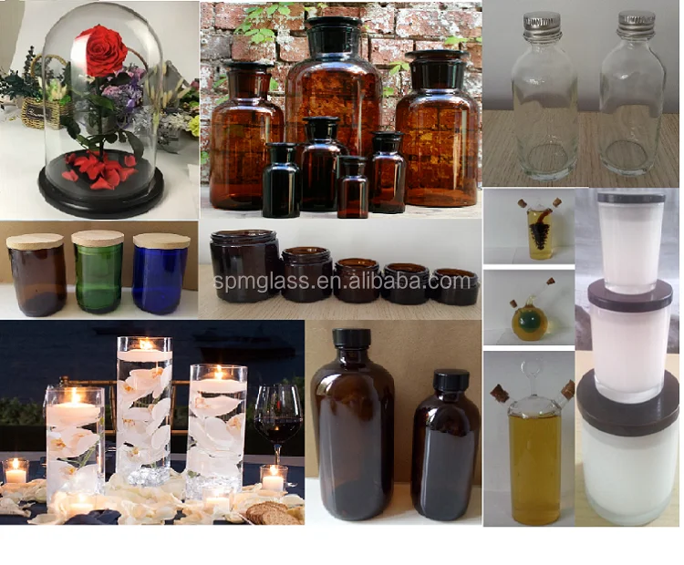 Votive Amber Candle Jar As Geo Cut Glass Candle Jars With Wooden Lids