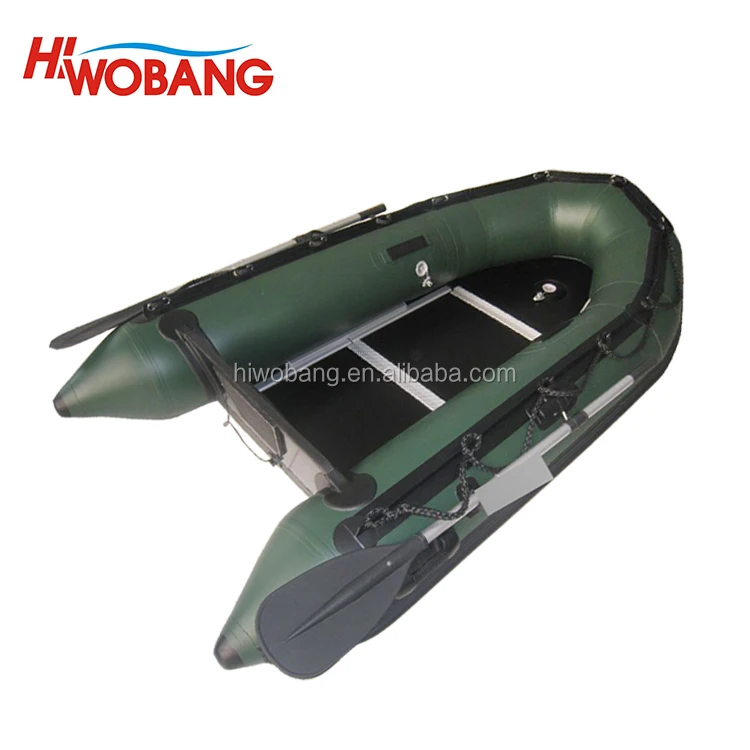 

Hot fishing boats for sale sightseeing inflatable motor boat army green pvc boat, Optional