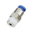 SNS brand KCC Series brass nickle plated pneumatic tube pipe fitting, straight male pneumatic fitting