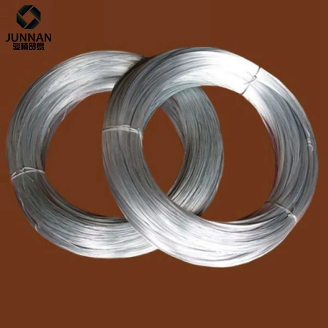 
High Quality Wholesale 20# Galvanized Iron Wire for Nail Making for Hexagonal Netting Mesh Rolls Plaster Galvanized Wire 