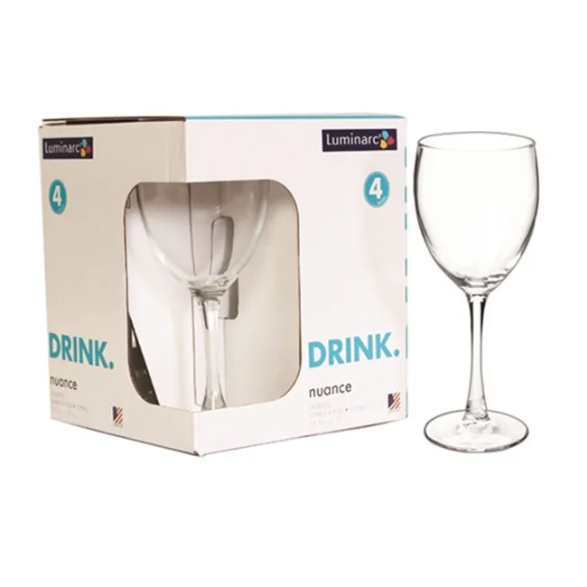 Black Luxury Small Kraft Stemless Wine Glass Gift Packaging Box With Cello Window Buy Wine