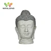 Wholesale Garden decor Fiberglass Sleep Stone Buddha Head