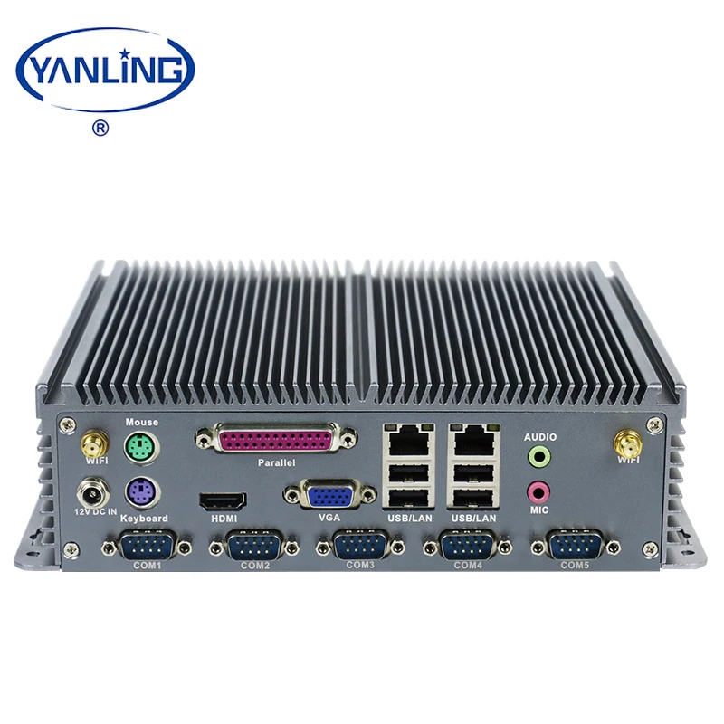 Industrial computer intel J1900 quad core dual lan embedded linux x86 board mini workstation pc serial parallel port