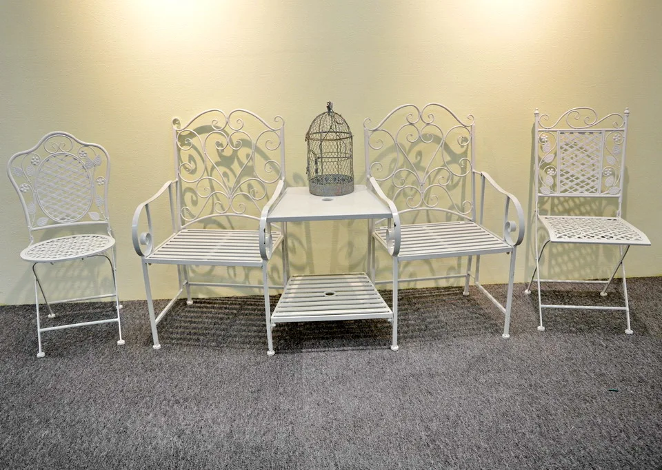 
hot sell cast iron metal outdoor Garden Bench 