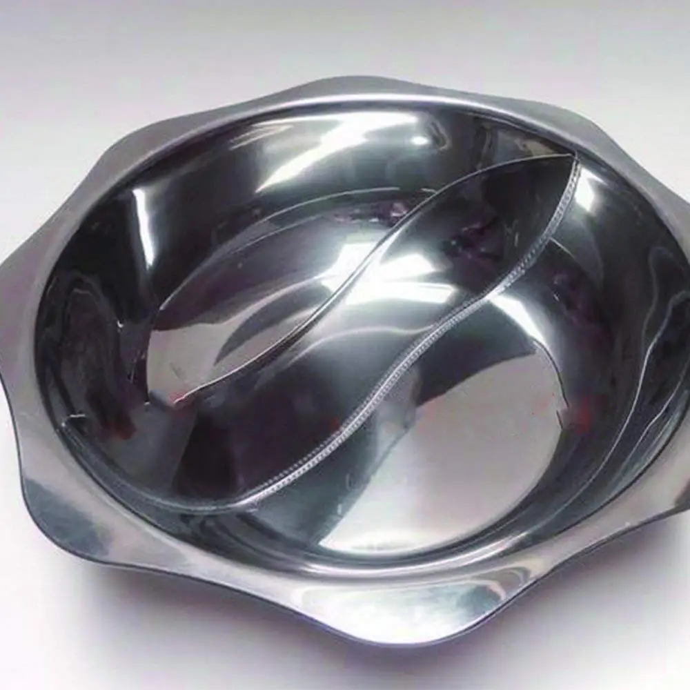 Buy Extra-thick Stainless Steel Sun Two-flavor Hot Pot Eight-angle Hot