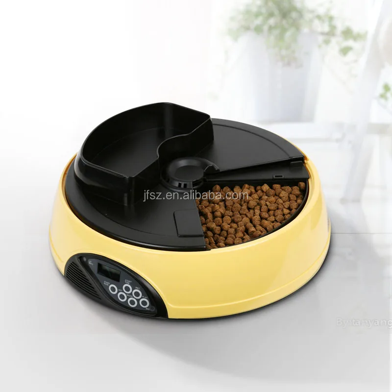 Automatic Dog Feeder 4 Meals Programmable Timer Pet Cat Puppy
