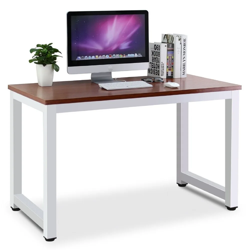 pc 办公桌与钢管密度板表顶部涂层钢框架 - buy 电脑桌,电脑桌,电脑桌