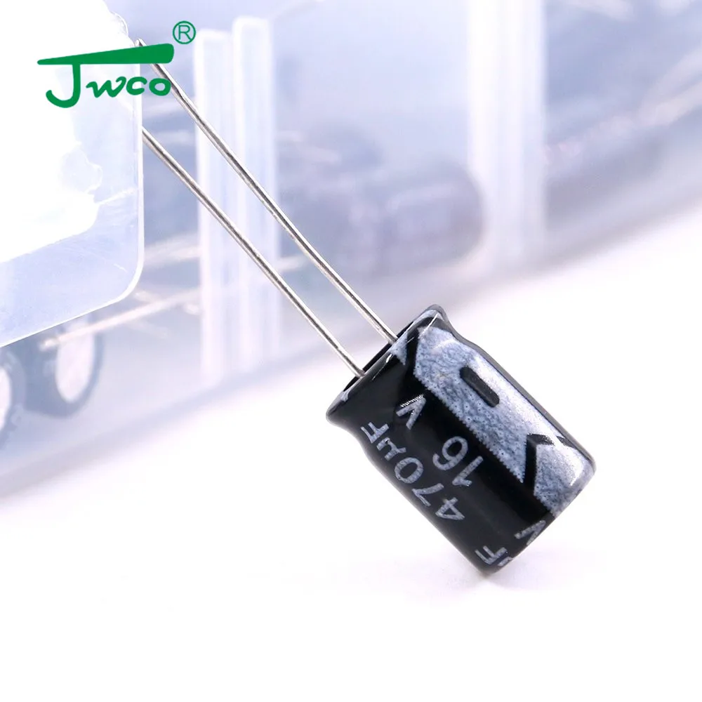 Jwco Capacitor 470uf 16v 8*12 Aluminum Electrolytic Capacitor For ...