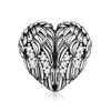 Cheap 925 sterling silver cz crystal spacer beads angel wing charm factory direct