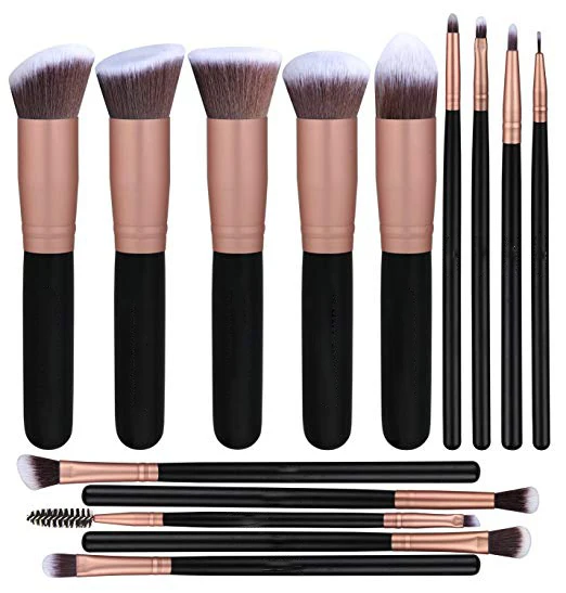 

Makeup Brushes Custom makeup 14pcs brush set, Black