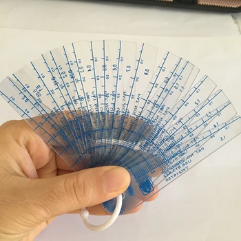18 個 (0.05 〜 1.5 ミリメートル) 透明フィラーゲージプラスチック隙間ゲージ - Buy 透明フィラーゲージ、高品質の