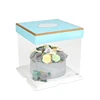 Customized design with PET transparent high quality Clear cake box chinese manufacturer