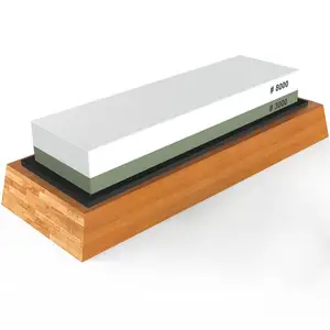 Image of Professional 300/8000 Grit Water Stone Natural Knife Sharpener Whetstone