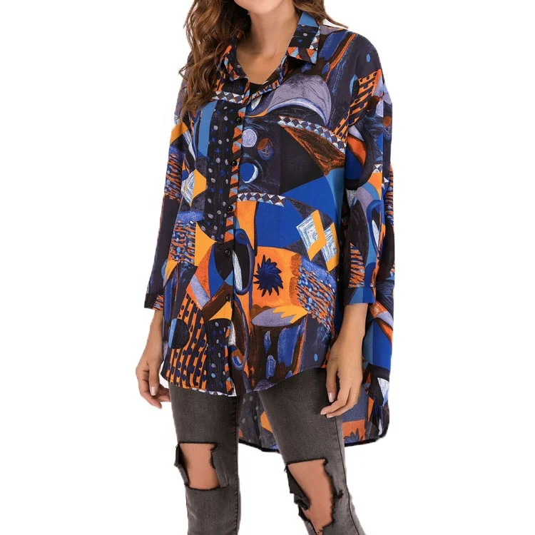 

Apparel Wholesale Custom Women Clothing Casual Fashion Floral Womens Tops Blouses 2019, N/a
