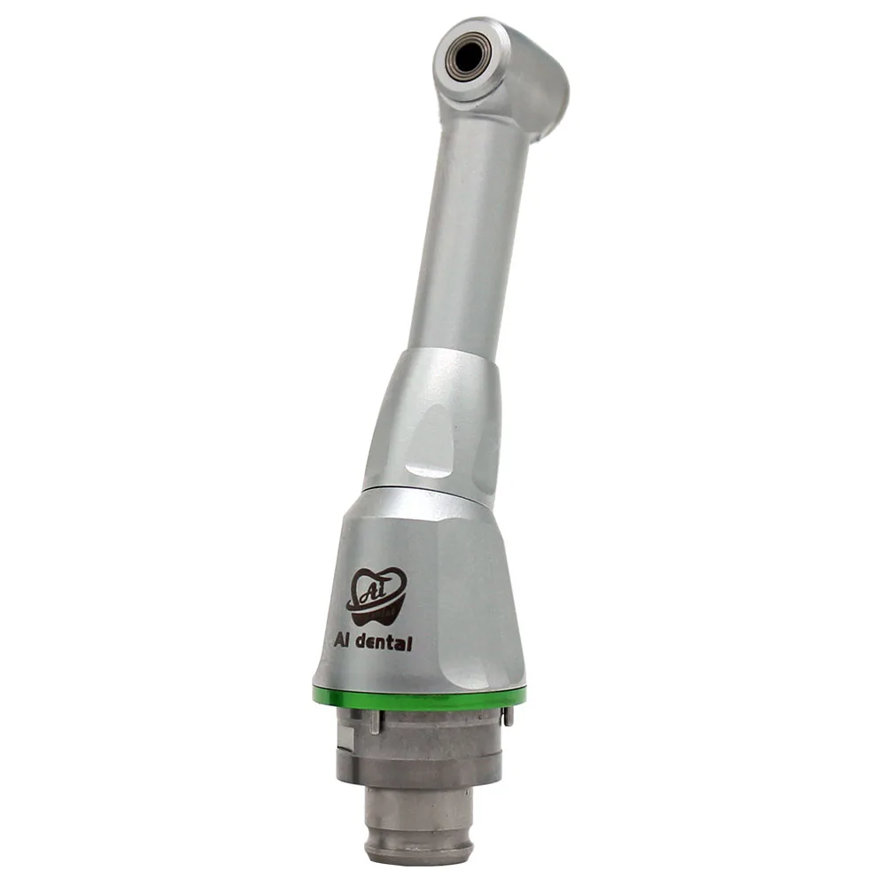 

China manufacture dental handpiece 16:1 contra angle head reduce low speed for handuse file using endo motor, Green