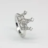 New crown couple gift 925 silver ladies ring manufacturers custom