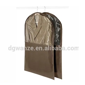 Business Man Best Chioce Travel Garment Bag Students Suit Foldable Pvc Window