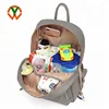 PU Leather Practical Multifunctional Backpack Baby Diaper Bag