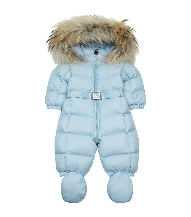 baby boy fur snowsuit